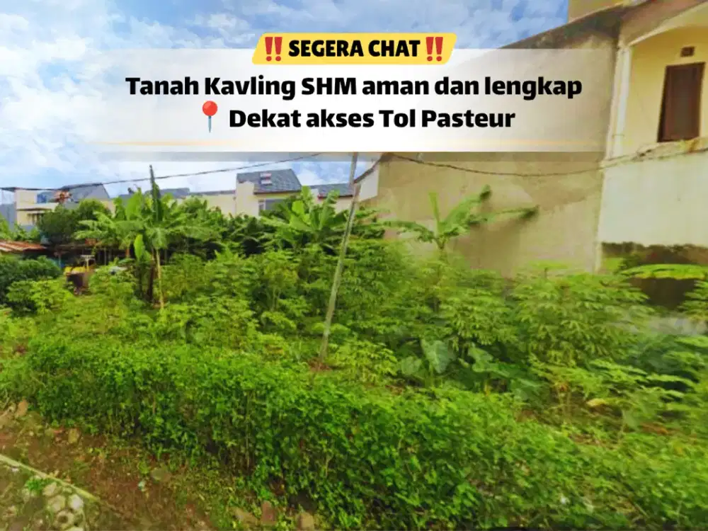 Kesempatan Terbatas! Tanah Strategis Cicendo Bandung