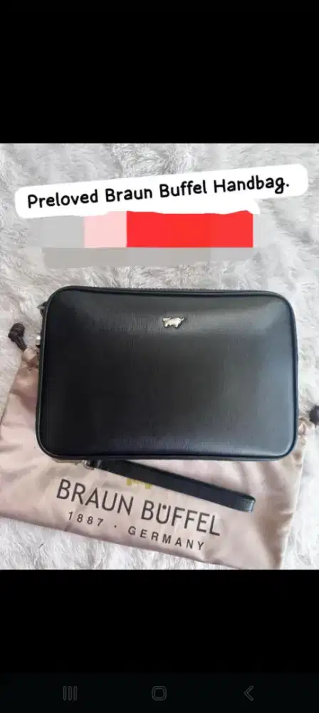 Braun Buffel pouch