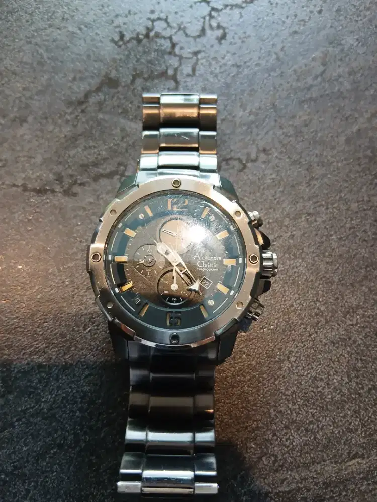 Alexandre Cristie Chronograph Black