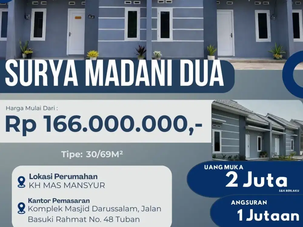 Rumah Subsidi Surya Madani Dua Siap Temani Kalian Di Momen Berharga