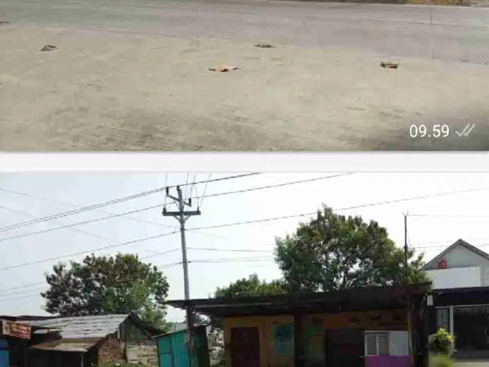 tanah darat strategis jalan raya