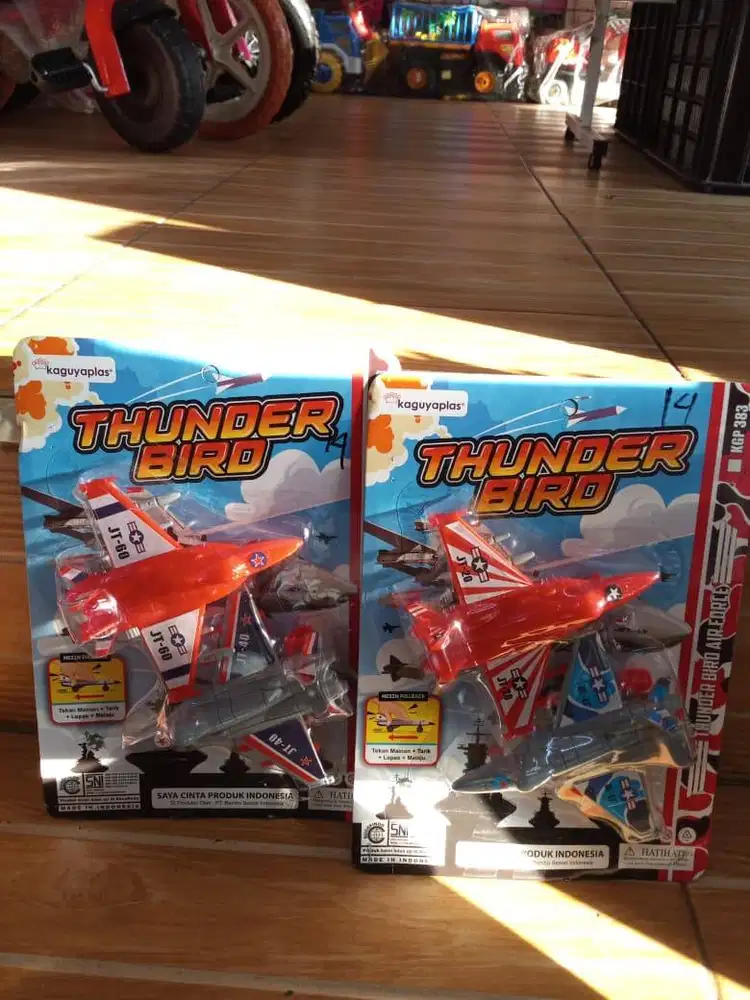 mainan anak pesawat  thunder isi 2