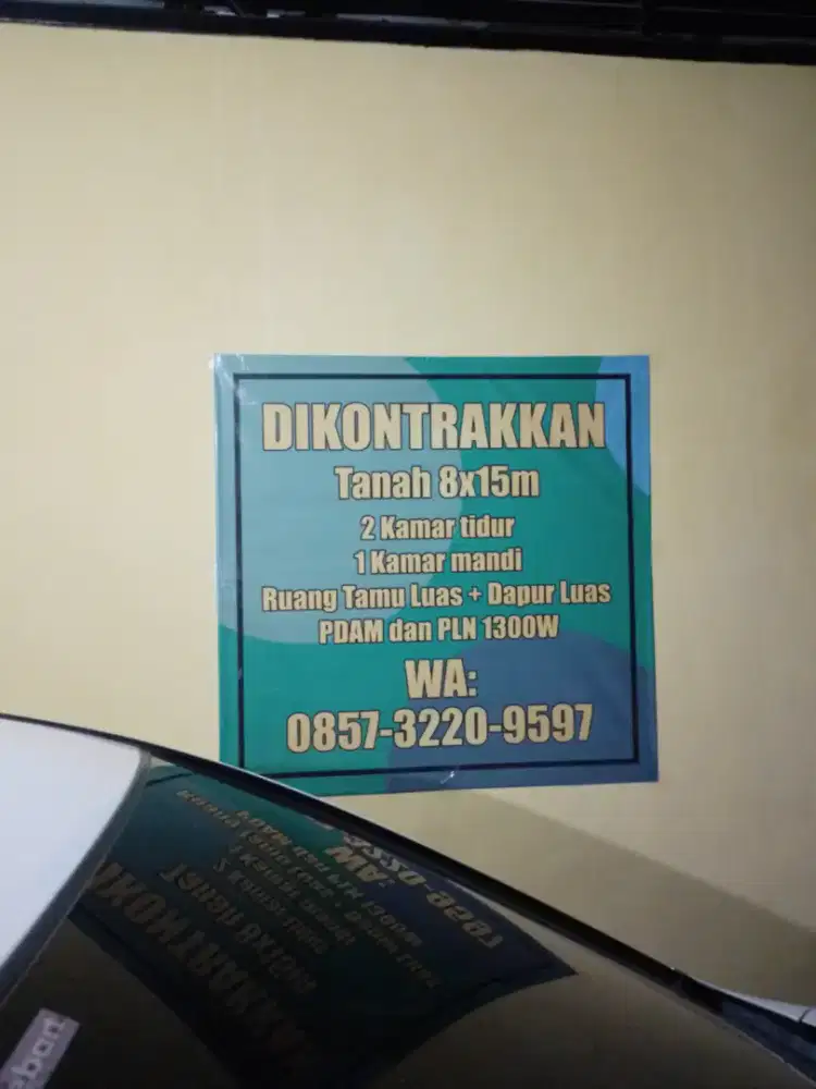 Dikontakkan rumah strategis dan nyaman