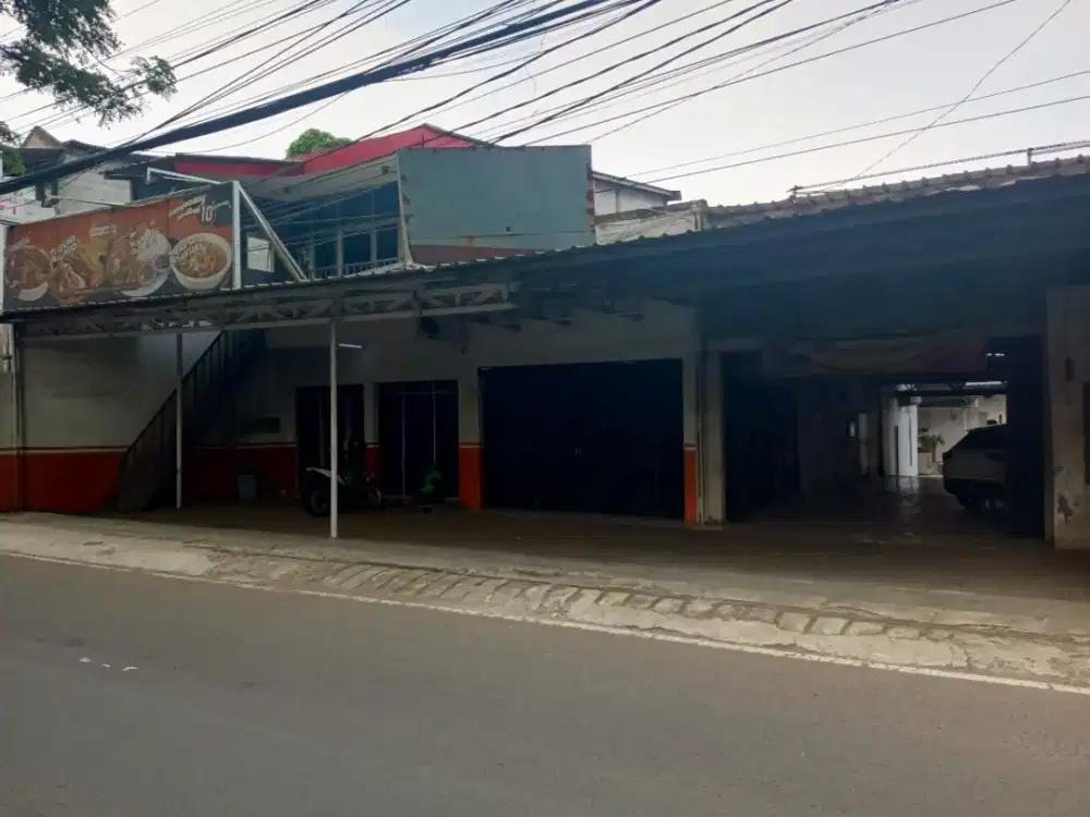 DISEWAKAN DIJUAL BANGUNAN RUKO PINGGIR JALAN BESAR RAYA BOGOR