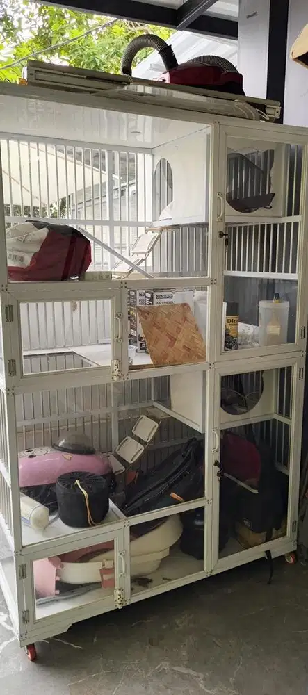 JUAL CEPAT MURAH! Kandang Kucing Premium Alumunium