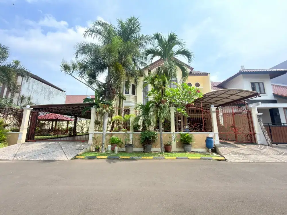 rumah bagus, full furnished, siap huni, di puspita loka bsd