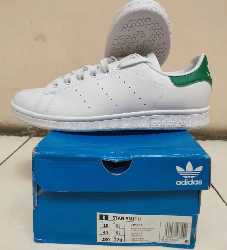 Sepatu Olahraga Adidas Stan Smith Green Pria NEW PROMO