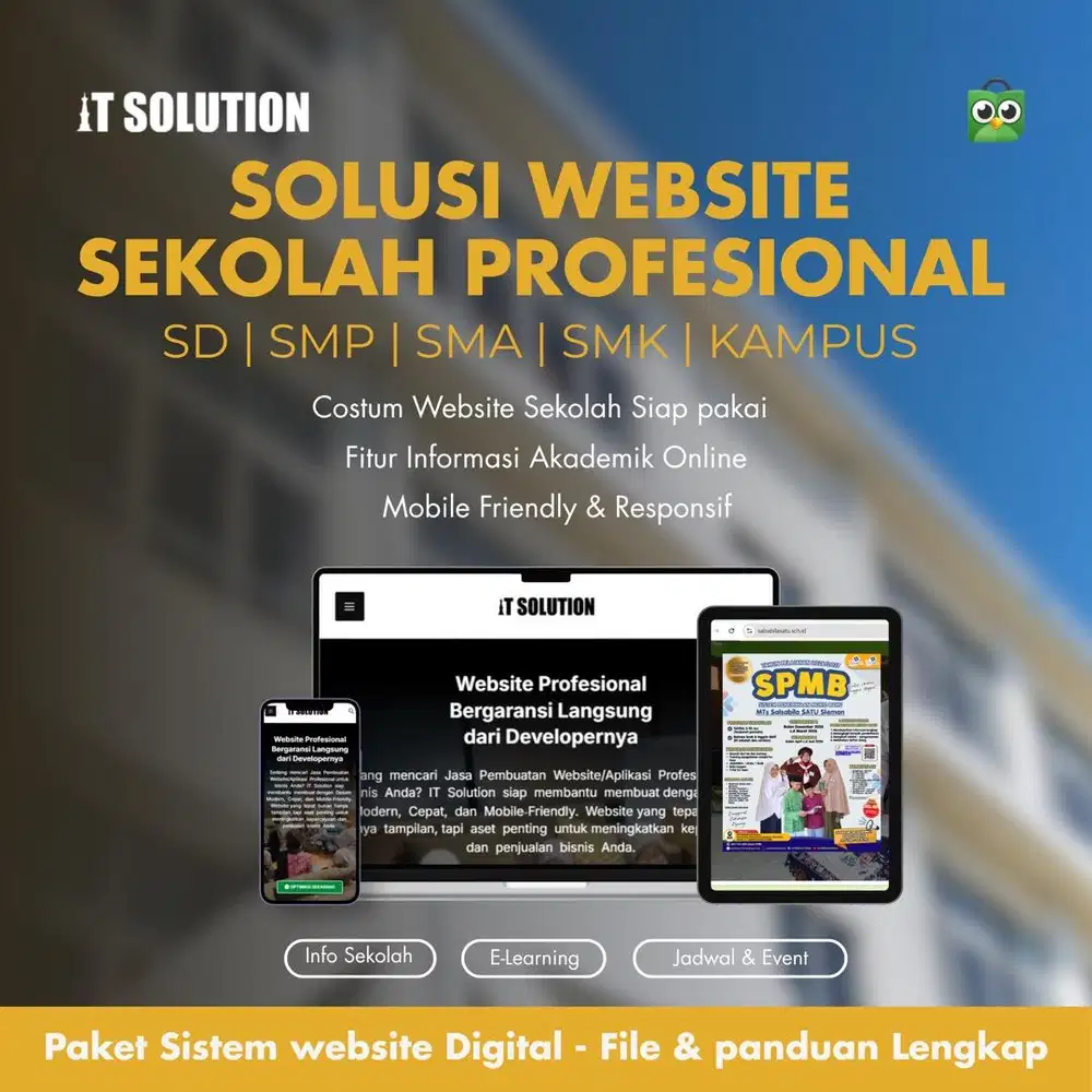 Pembuatan Website Sekolah Profesional dan Bergaransi