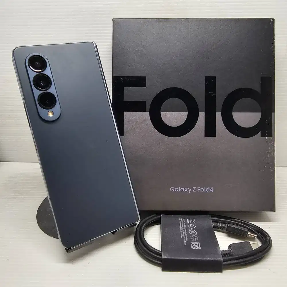 MULUS SAMSUNG GALAXY Z FOLD 4 5G 12/256 GRAYGREEN FULLSET SEIN NO MINU