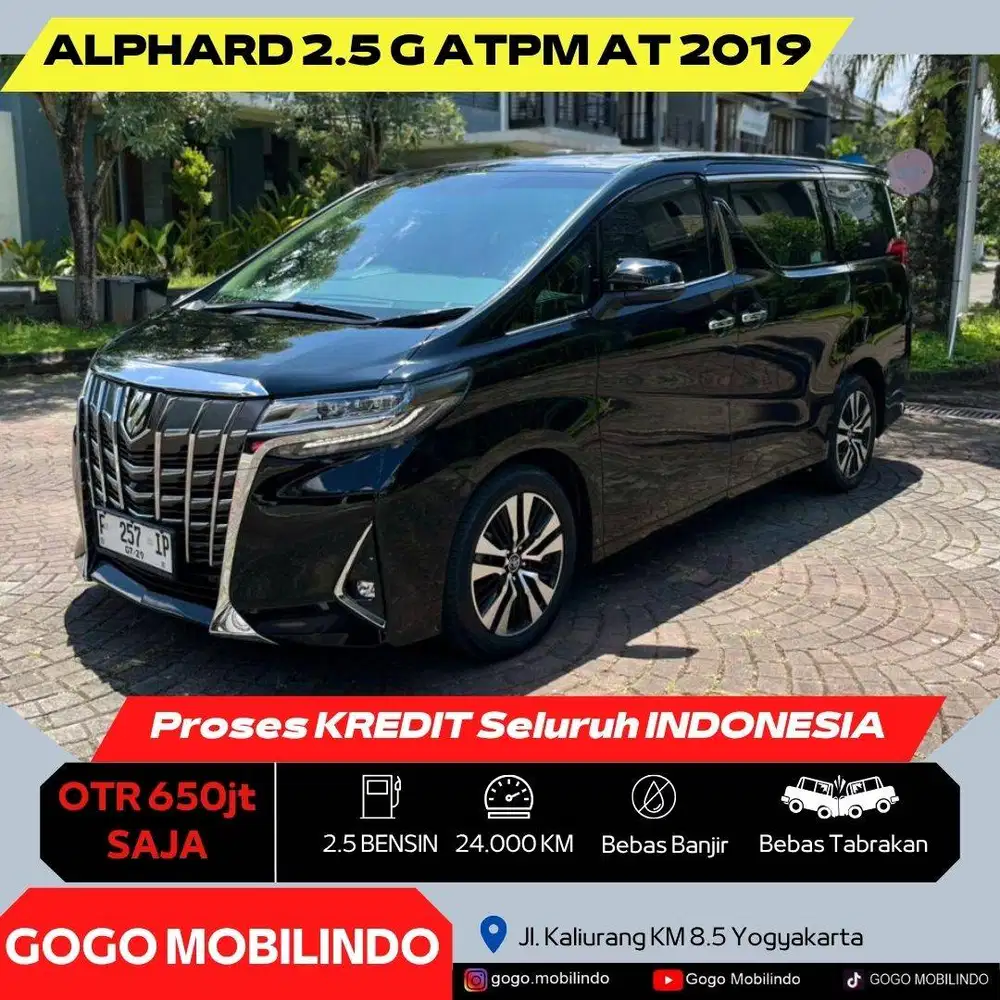 Toyota Alphard G ATPM Matic 2019 ANTIK ISTIMEWA DP Minim Denza
