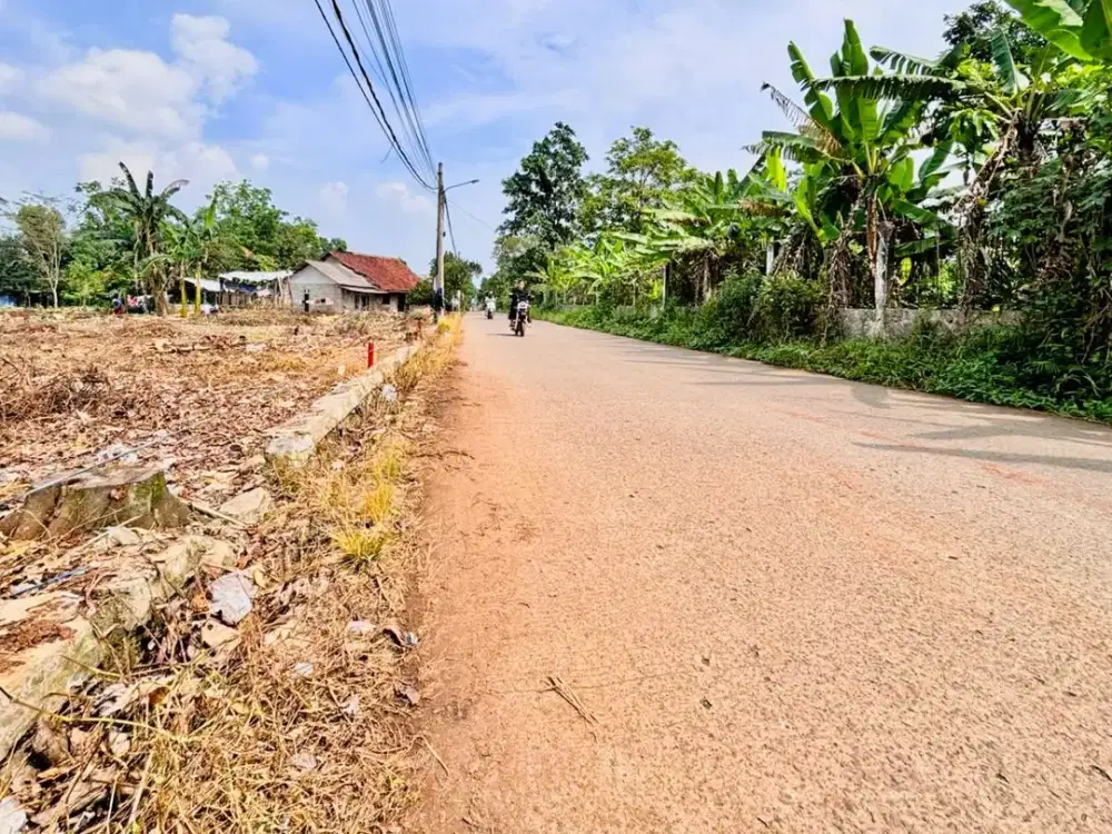 5 Menit Stasiun Jatake Hiera BSD,Tanah Kavling Cisauk Tepi Jalan