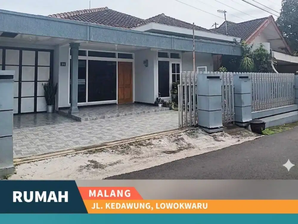 Dijual Rumah Bagus di Kedawung Malang Tengah Kota Terawat
