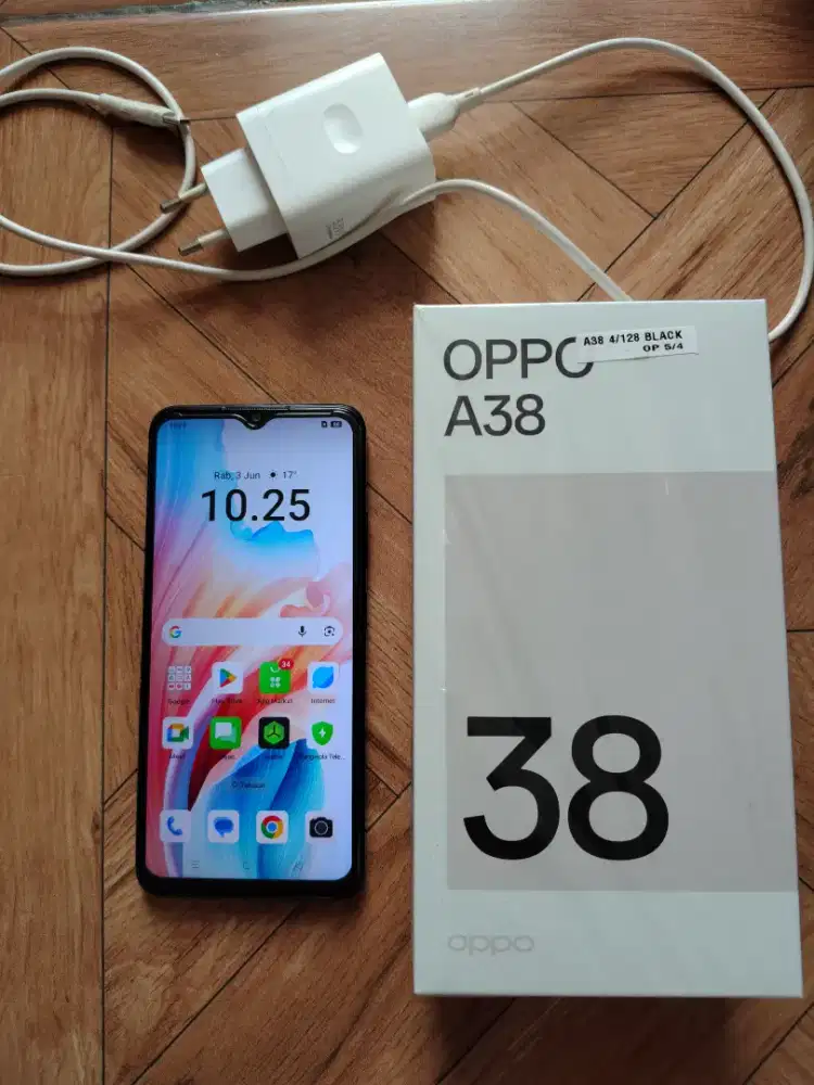 Oppo A38 black colour