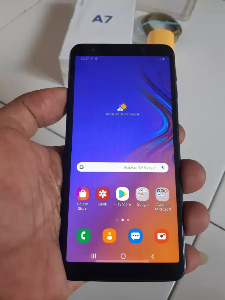 Samsung A7 2018 ram 6/128 fullset