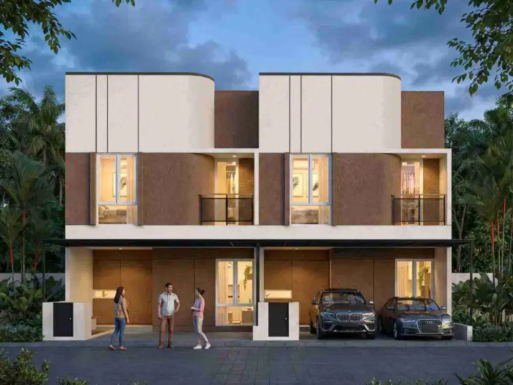 Rumah dijual cluster  Limo Depok KPR nego strategis