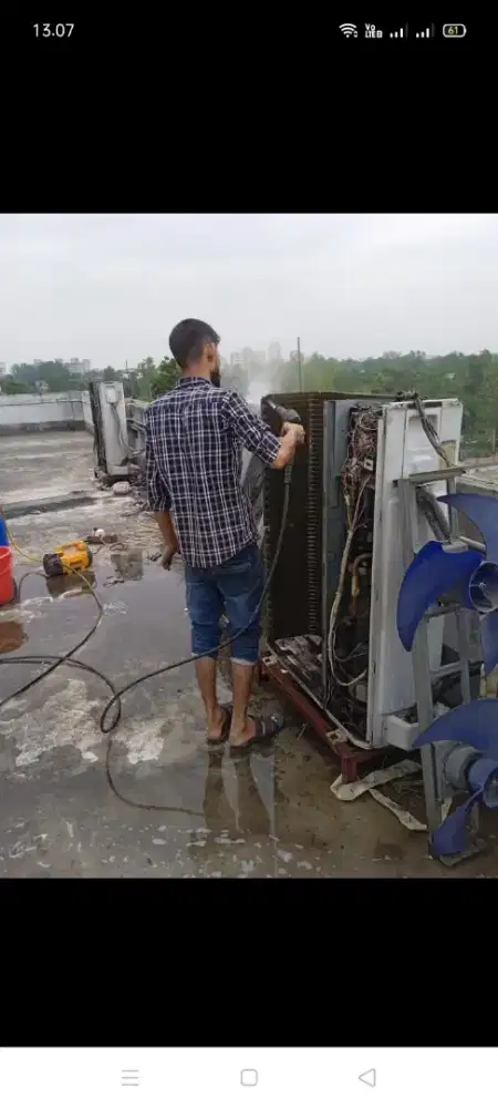Jasa servis AC kulkas mesin cuci kompa air dll