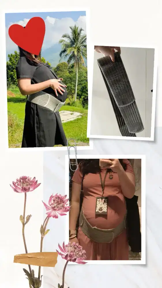 Preloved Maternity Belt Dr. ISLA Kondisi masih bagus, material charcoa