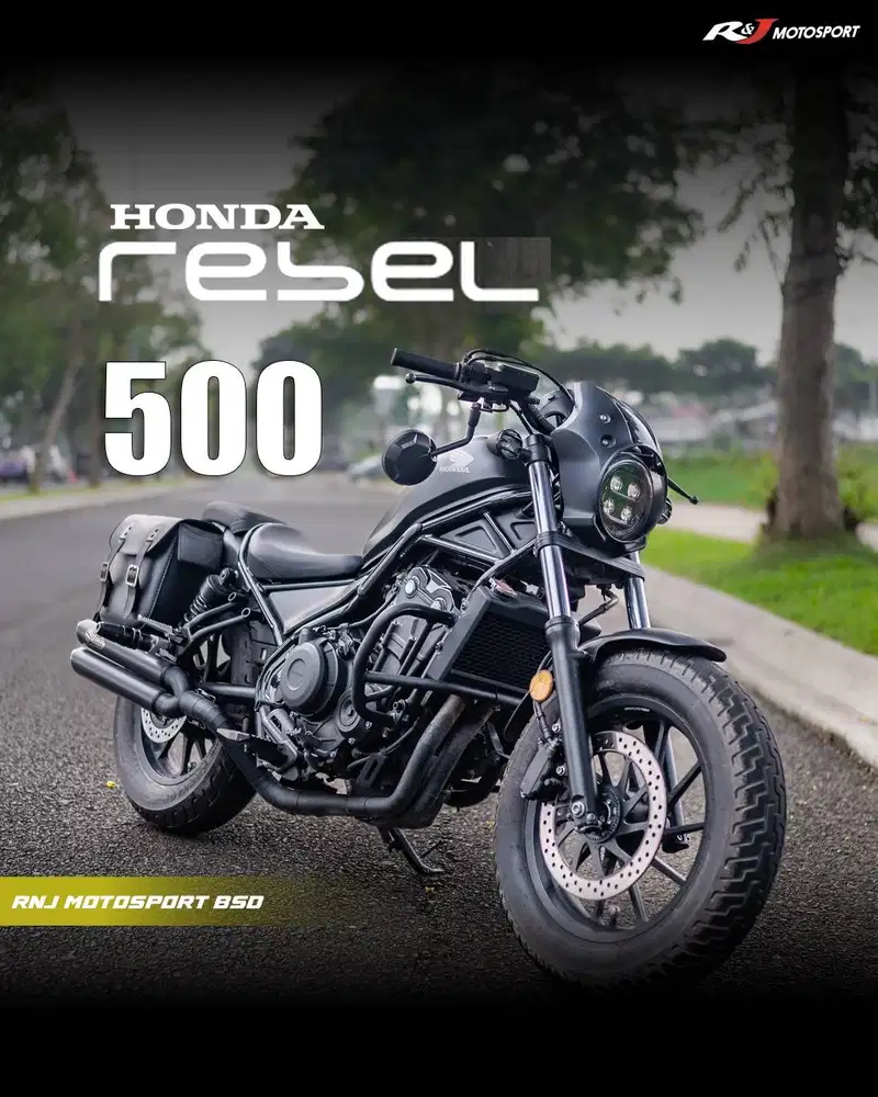 (Full Paper) LOW KM 1000 Honda Rebel 500 Nik 2022 Smoke Exhaust