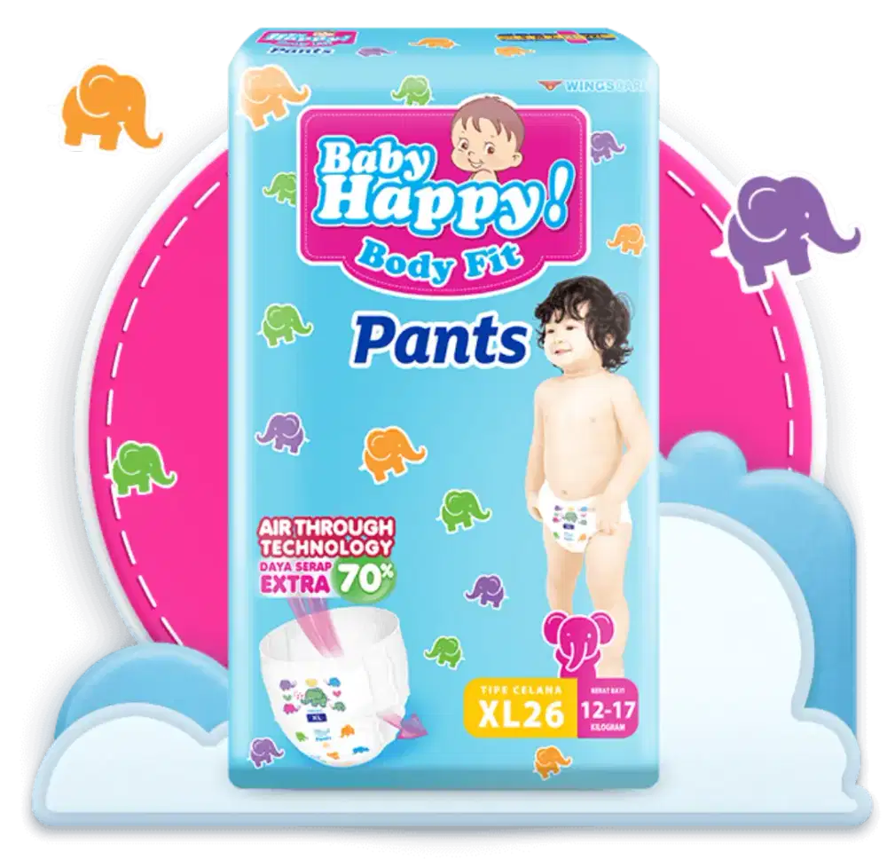 Popok Baby Happy Size Xl isi 26