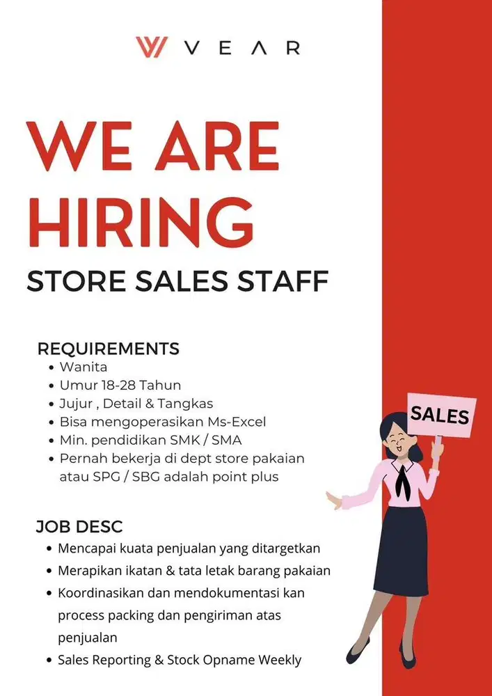 Store Sales Staff