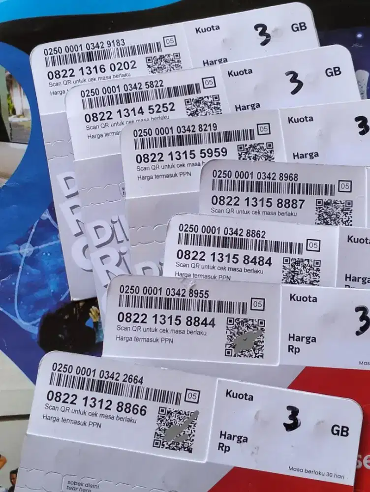 NOMOR CANTIK SIMPATI KUOTA 3 GB BERLAKU SATU BULQN