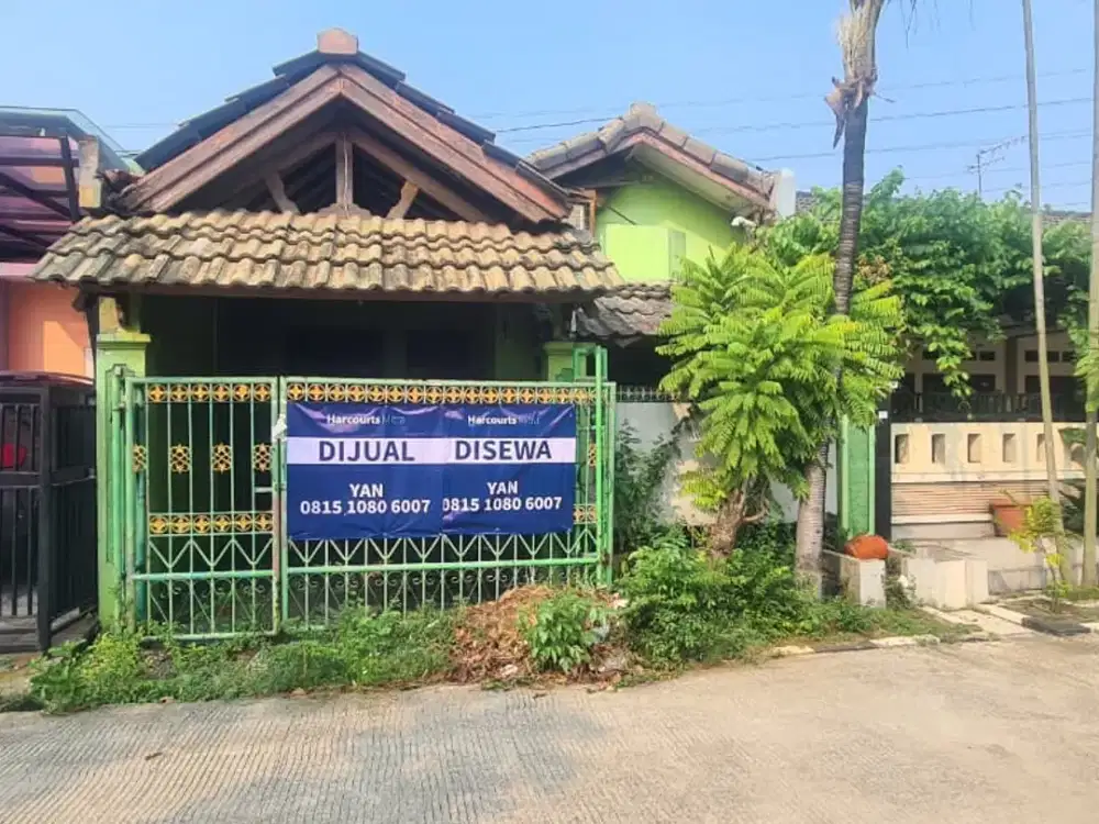 Sewa Rumah Praktis di Taman Harapan Baru; Selangkah ke Harapan Indah & Stasiun KRL, Aman, Nyaman, & Bebas Banjir