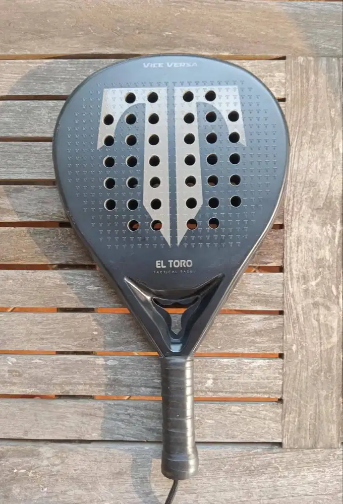 Raket Padel Tactical Vice Versa Black Grey (Rare Item) - Used