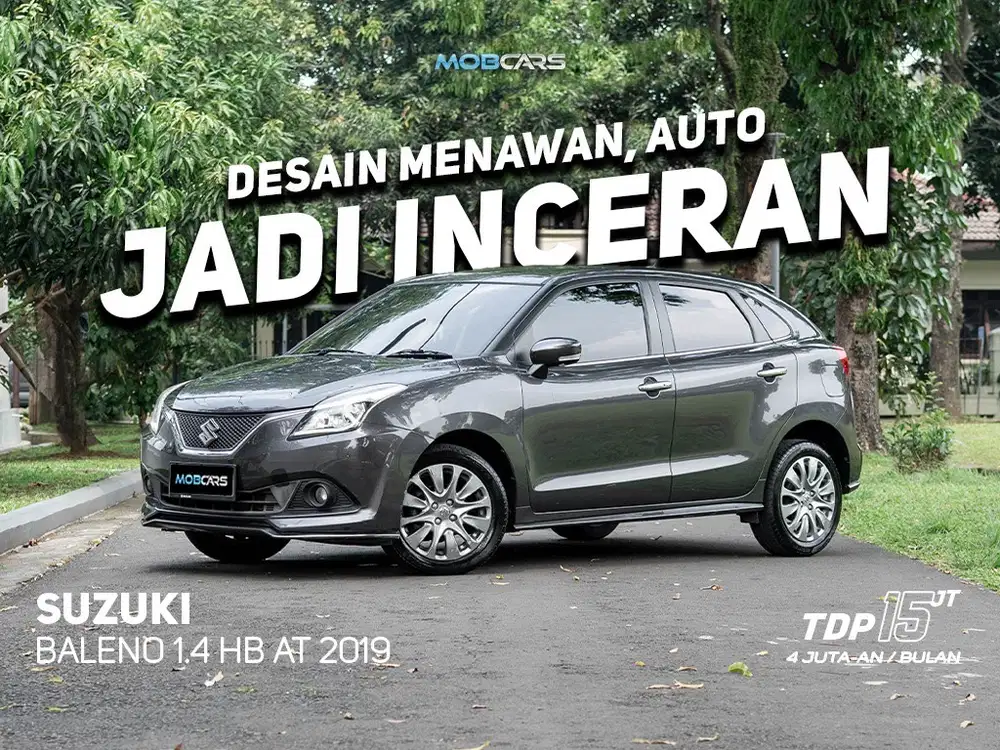 FREE BBM FULL TANK BALENO HB 1.4 AT 2019 GREY