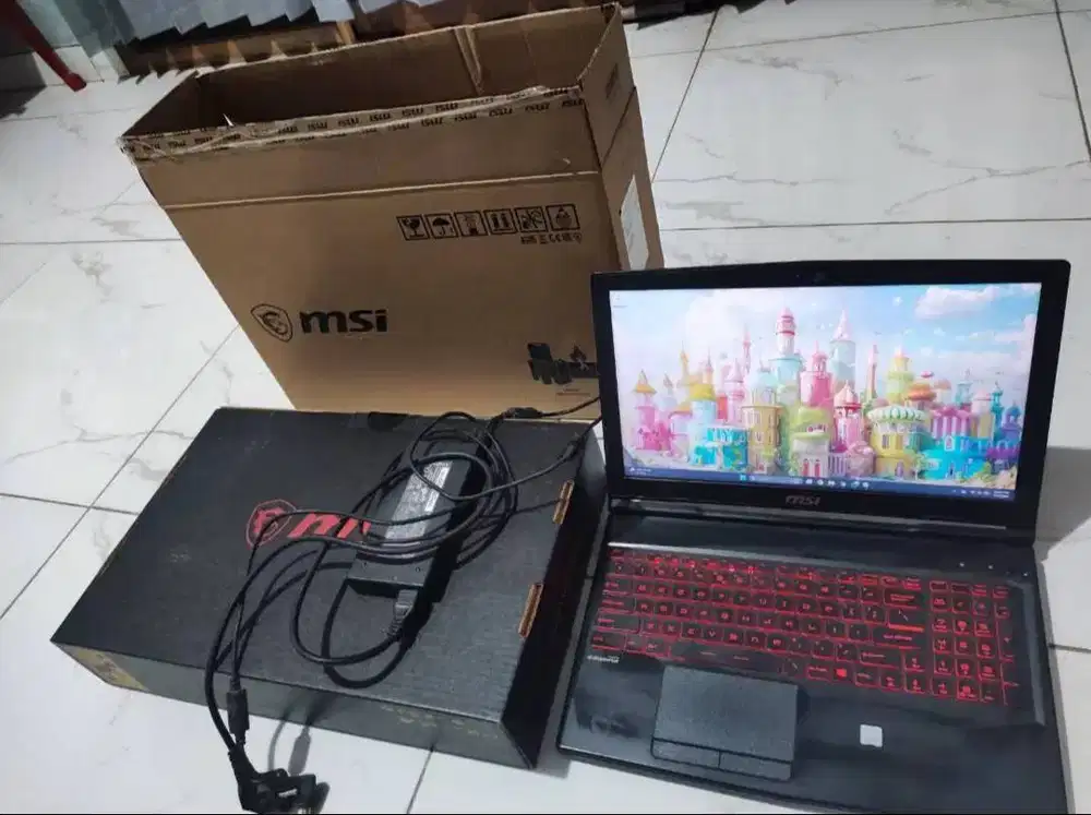 Laptop Gaming MSI GL63 8RD  Core i7, Ram 16, VGA NVIDIA GeForce GTX 10