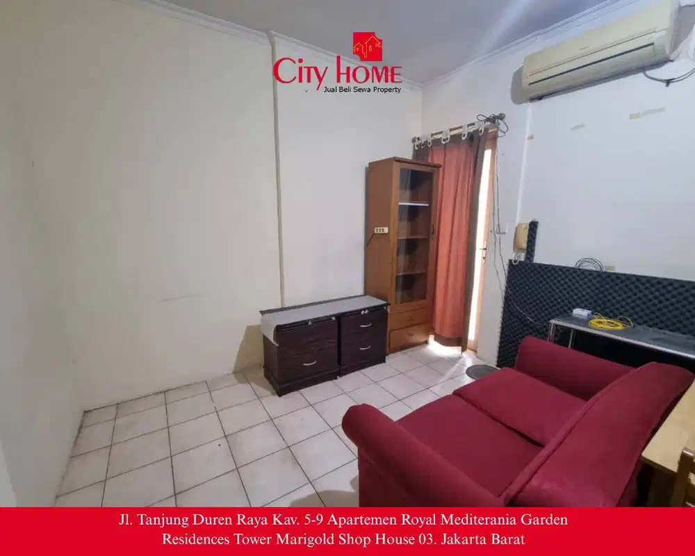 Sewa Apartemen 2 BR Furnished di Mediterania Garden Residences 1