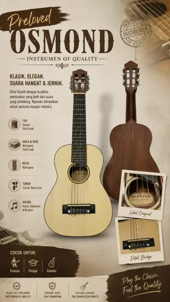 Preloved gitar mini