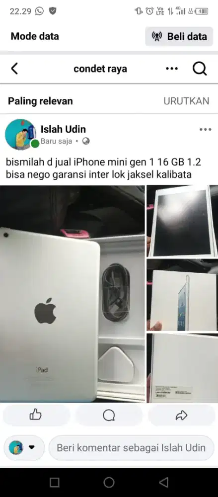 Di jual Ipad mini