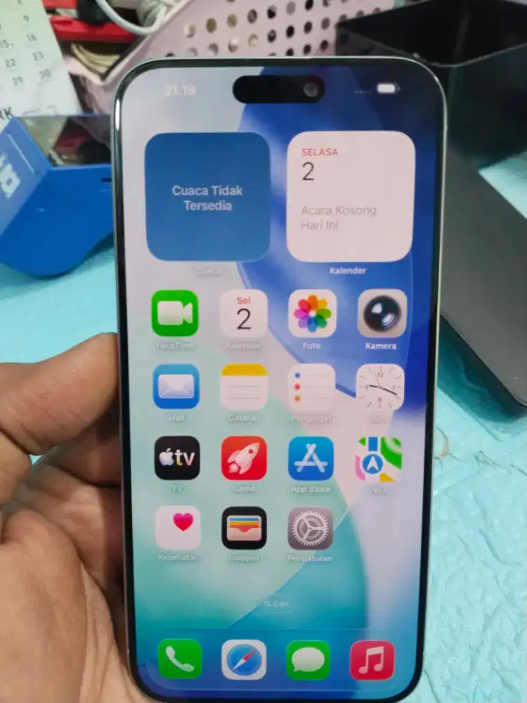 Iphone15 promax 256 ibox lengkap ada notif