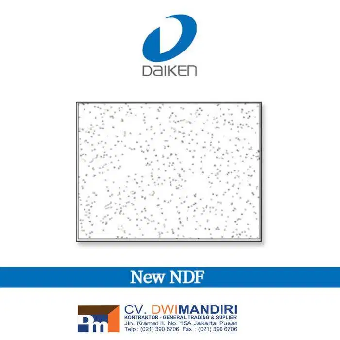 Akustik Daiken New NDF UK. 15 x 600 x 1200 Tegular/Bevel