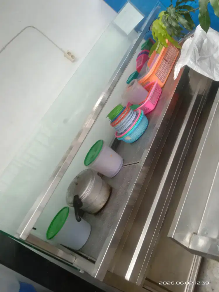 Lemari sayur stainless