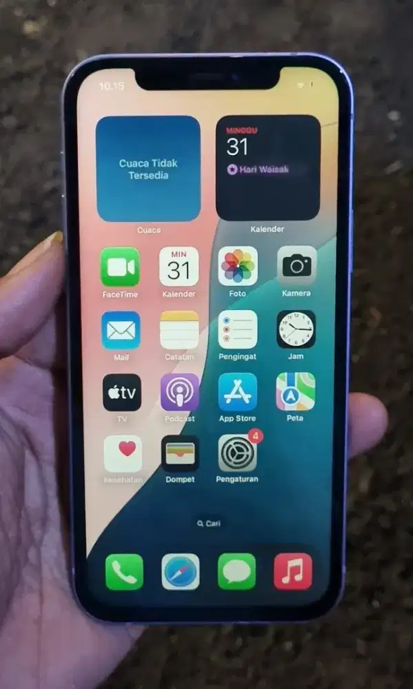 Iphone 12 128gb unit kabel data