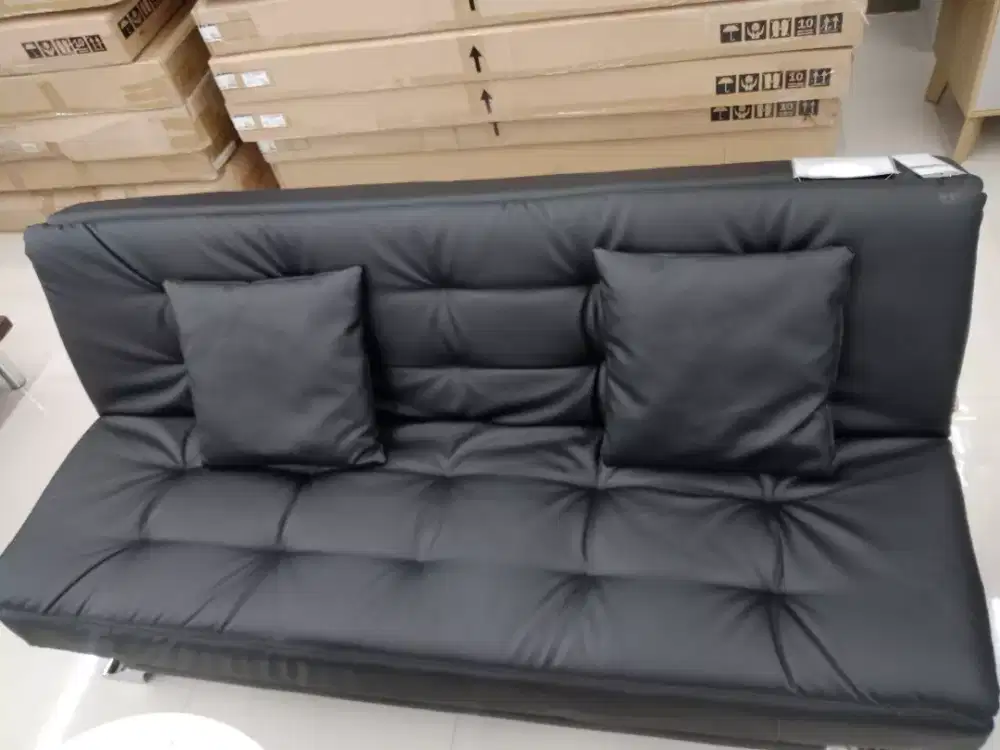 SOFA BED RELAX BLACK (SofabBed Murah)
