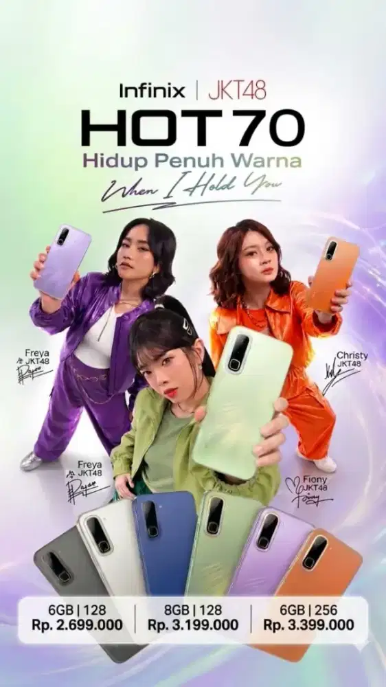 Ready Infinix Hot 70 bisa kredit