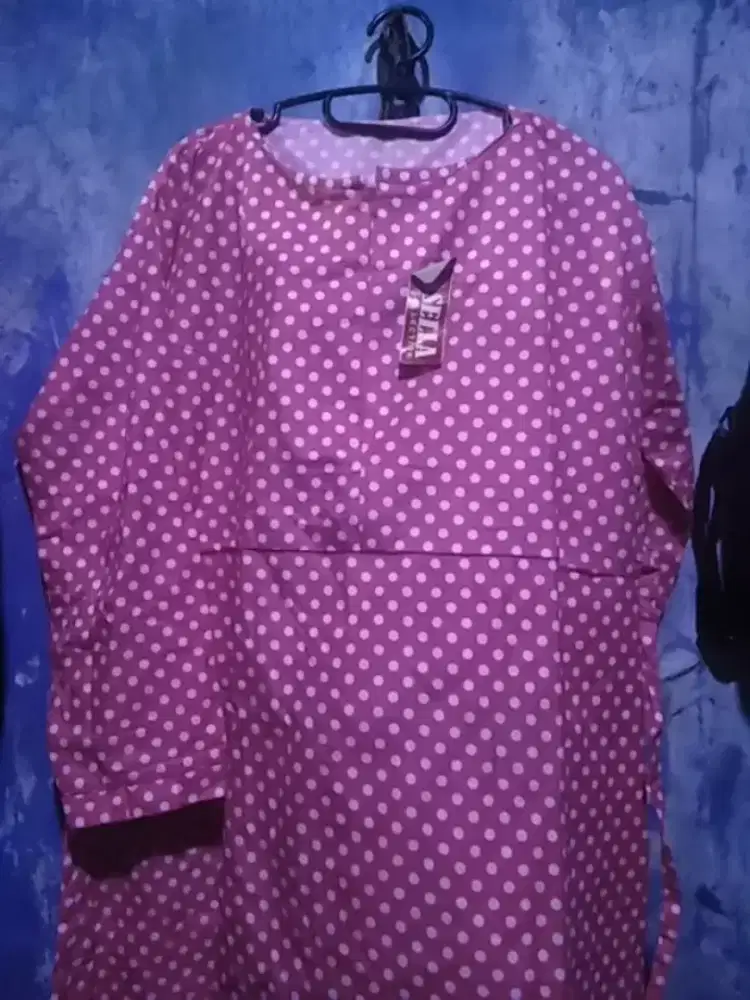 Baju muslim wrn pink