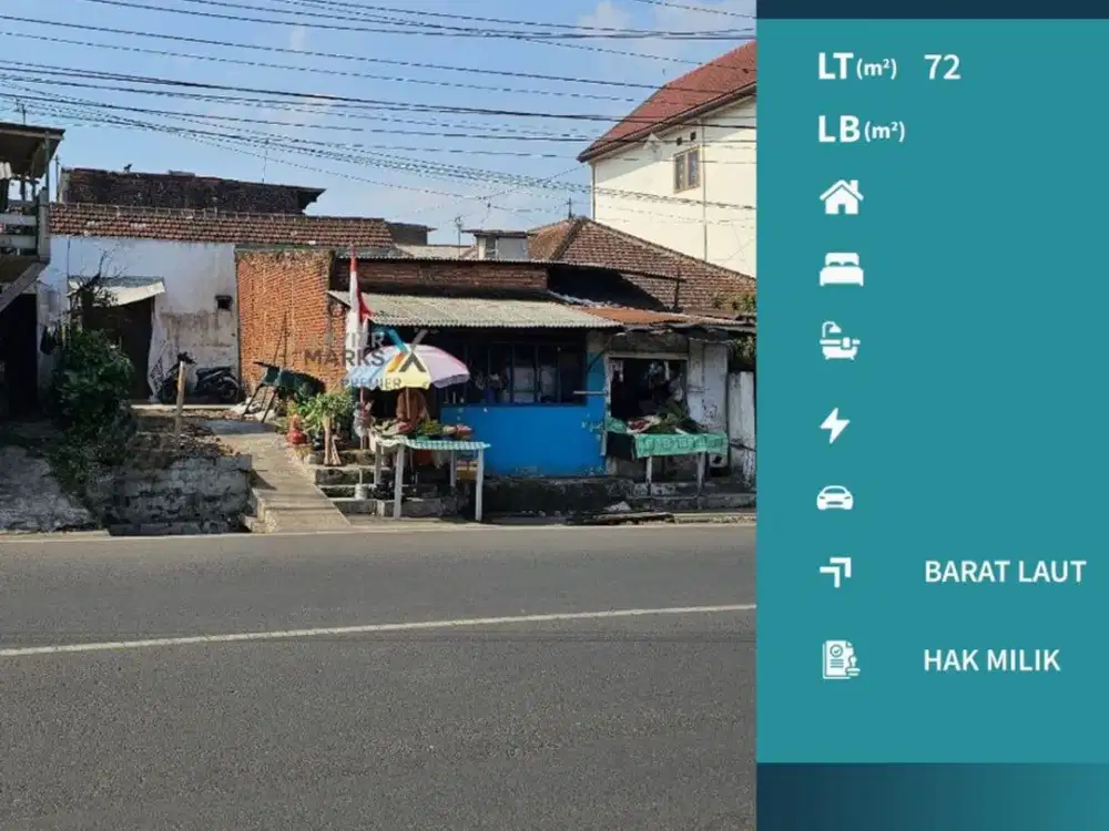 Dijual Tanah Strategis di Kasin, Poros Arif Margono, Sukun Malang