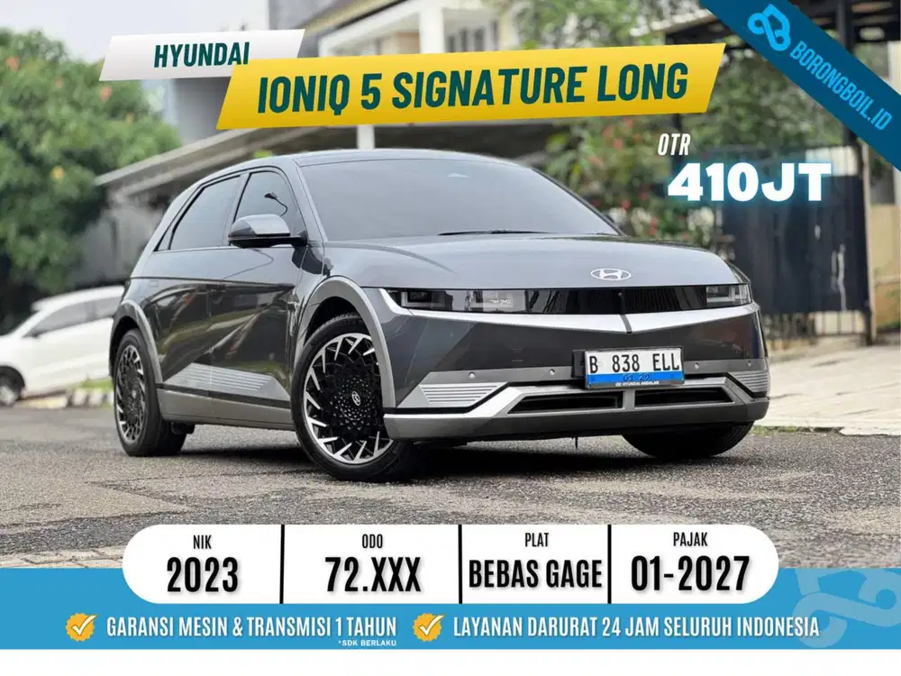 GARANSI! IONIQ 5 SIGNATURE LONG BLUE LINK 2023