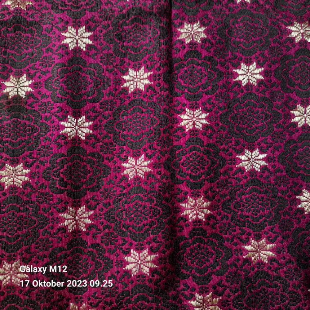 Songket tenun palembang asli bukan pabrikan