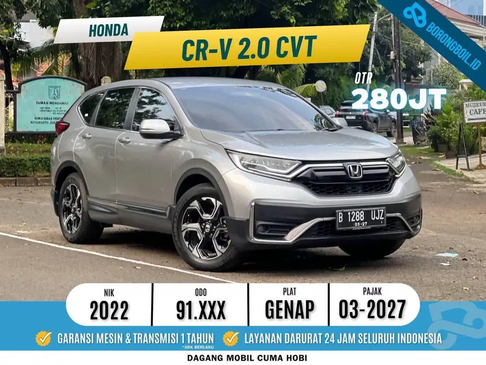 TERMURAH!!CRV 2.0 AT 2022 SIAP PAKAI