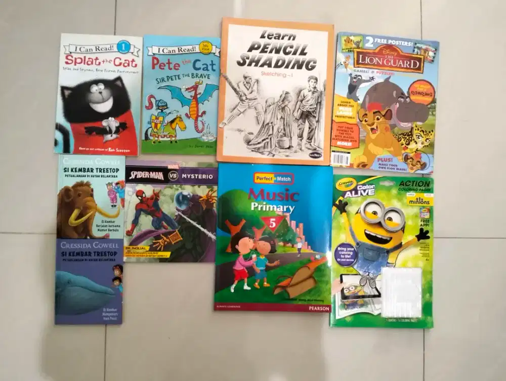 Buku Cerita dan Mewarnai Anak Murah
