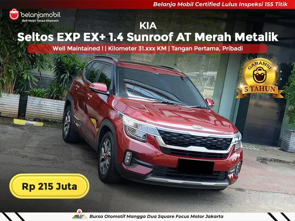 [ LOW KM 31RB ] Kia Seltos EXP EX+ 1.4 Sunroof AT 2021 2022