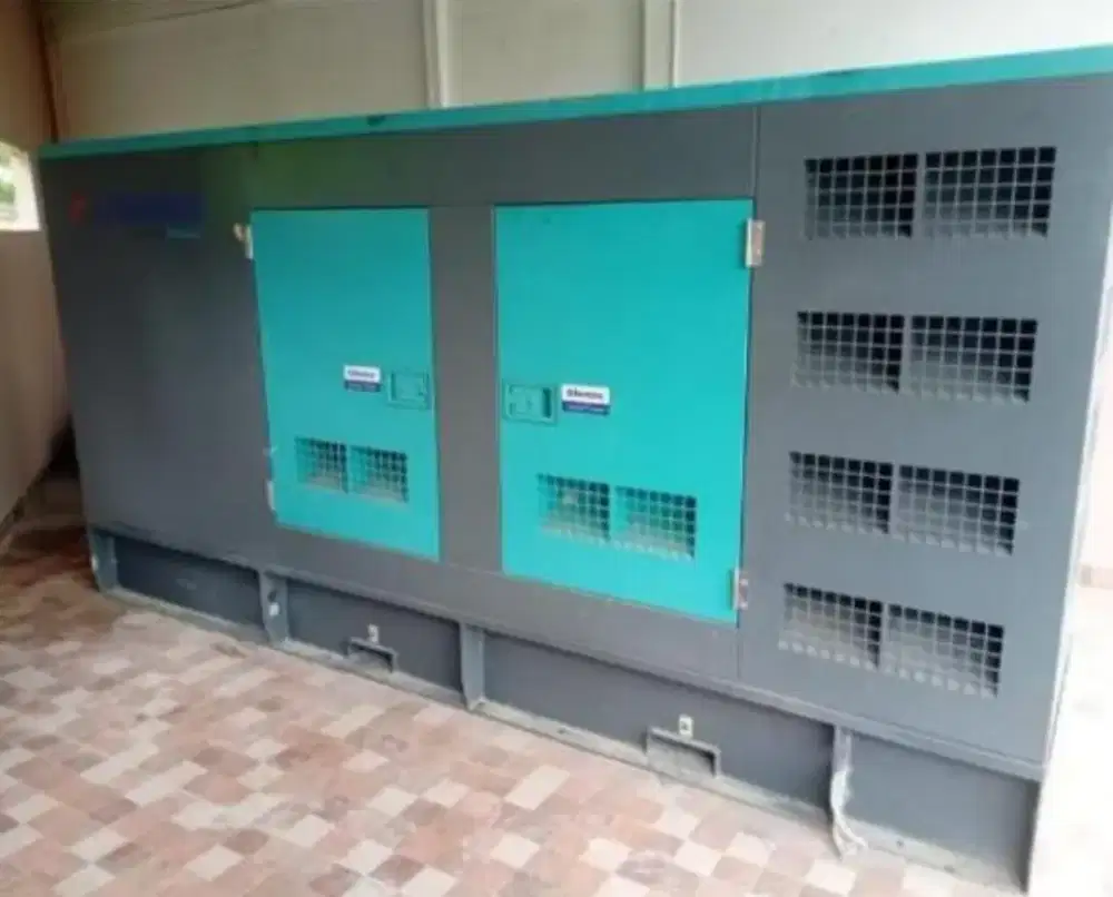 Genset Perkins pl 200 silent 200kva plus ATS panel