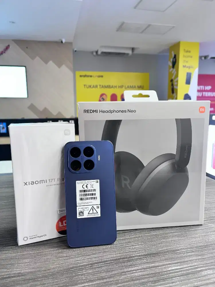 XIAOMI 17T PRO 12/512 CASHBACK 700K + FREE HEADPHONE NEO 1,5JT