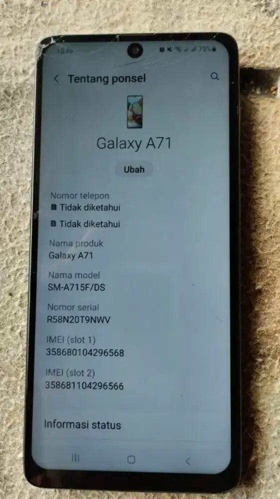 jual samsung a71