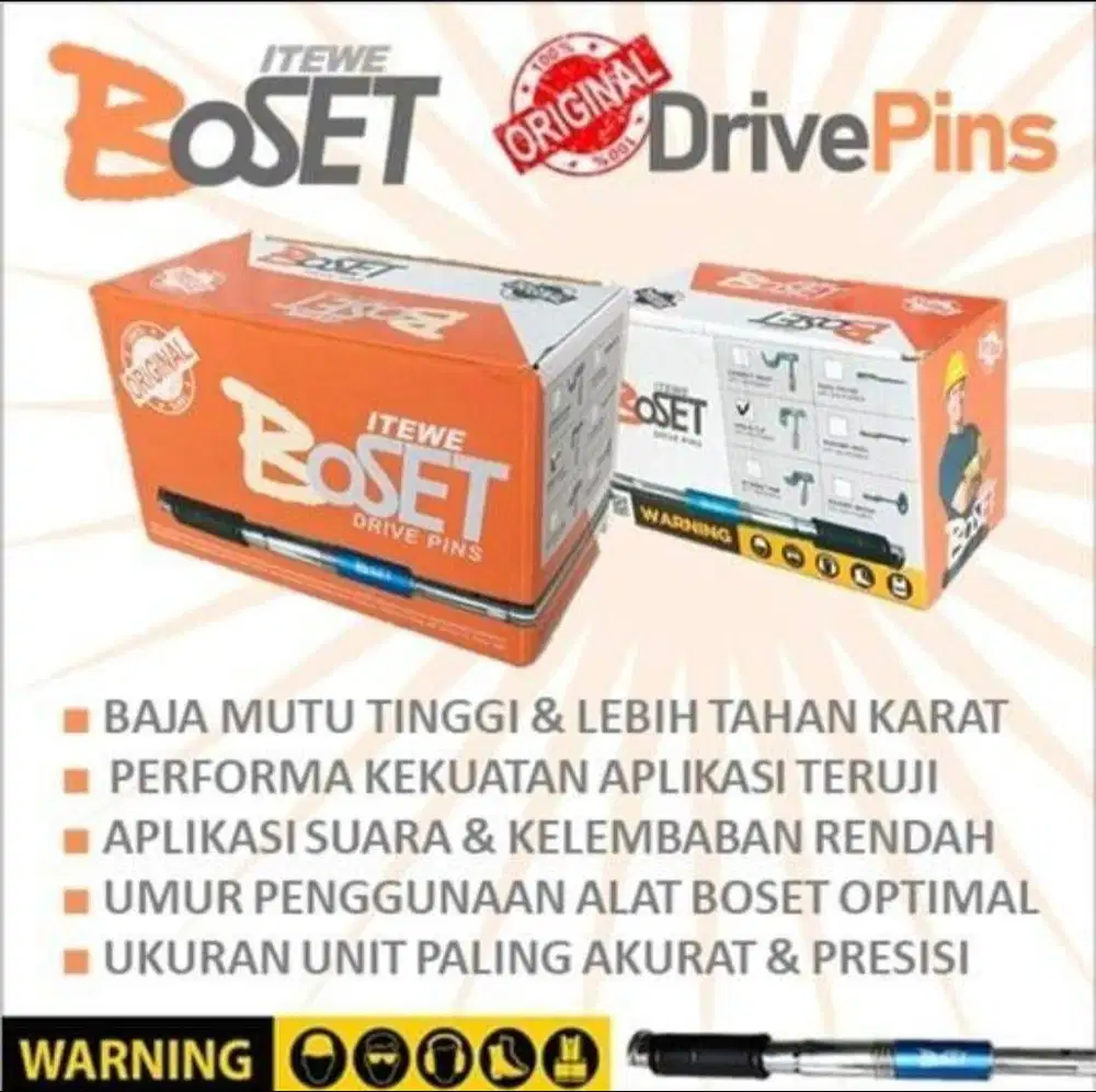BOSET DRIVE BOSET PIN ANGLE CLIP (ORIGINAL) PAKU RAMSET PROMO!!!