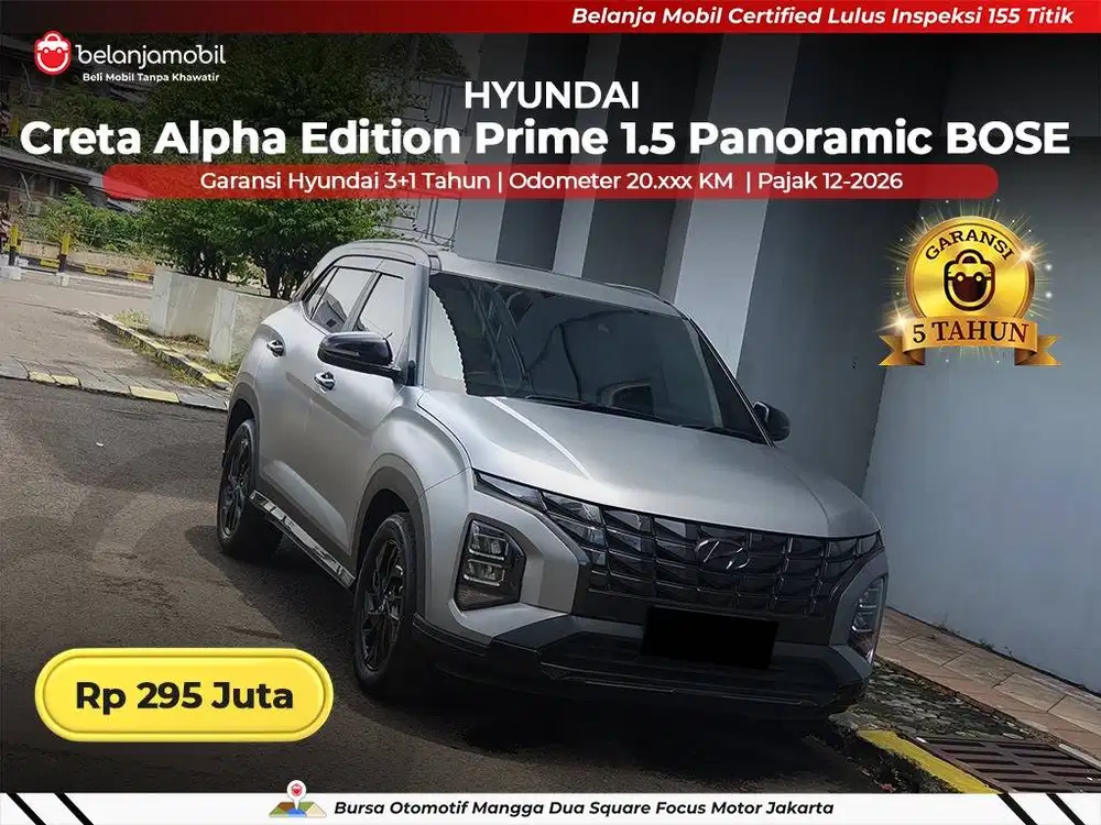 [ GARANSI 5TH ] Hyundai Creta Alpha Edition Prime 1.5 IVT 2024/2025